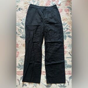 Old Navy Black Linen Trousers